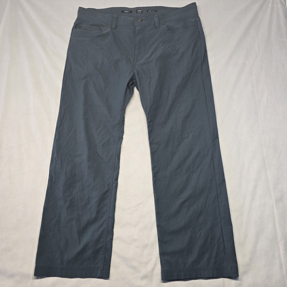 Prana Brion II Pants Mens Standard Fit 38x30 Blue